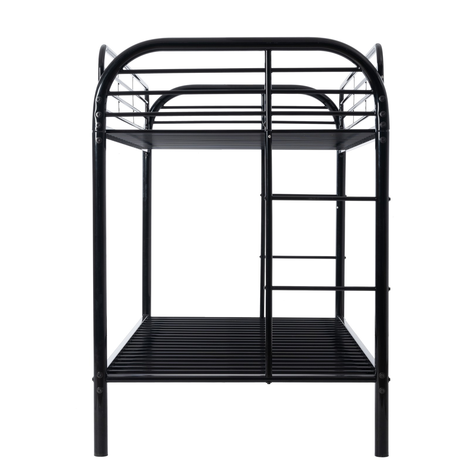 NEW Twin Over Twin House Bed Bunk Bed with Safety Protection for Dorms Apartment
