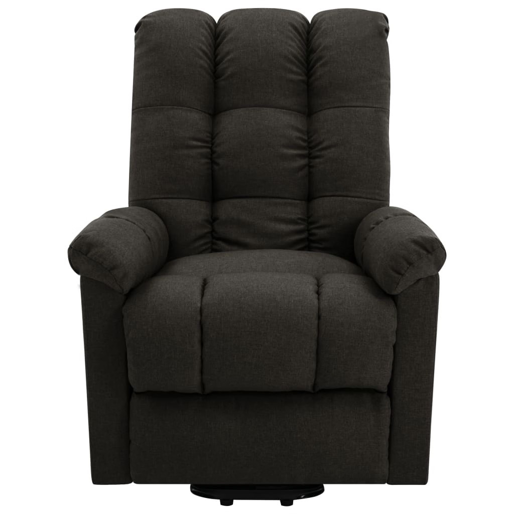 Power Lift Chair Dark Brown Fabric (100% polyester), Plywood, Iron