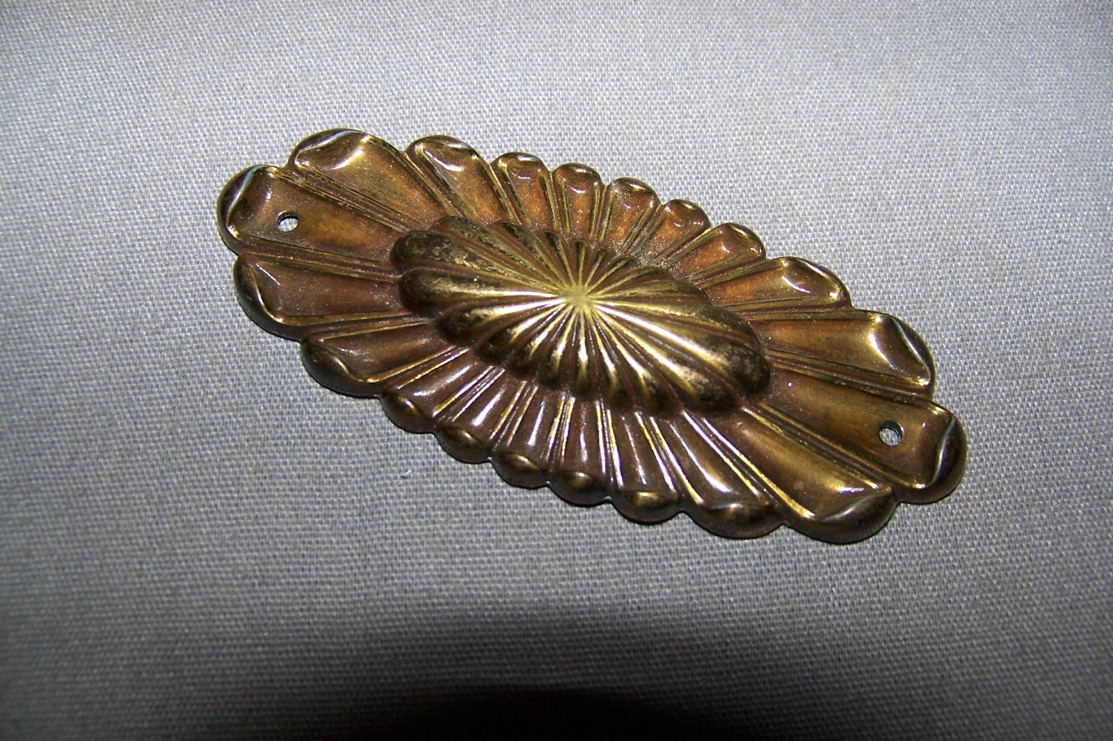 Four, SMALL, Brass Plate Over Pot Metal, Decorative Ormolu – SEE DESCRIPTION