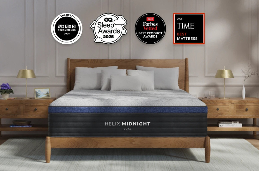 BRAND NEW Helix Midnight Luxe Mattress King Size – SEALED