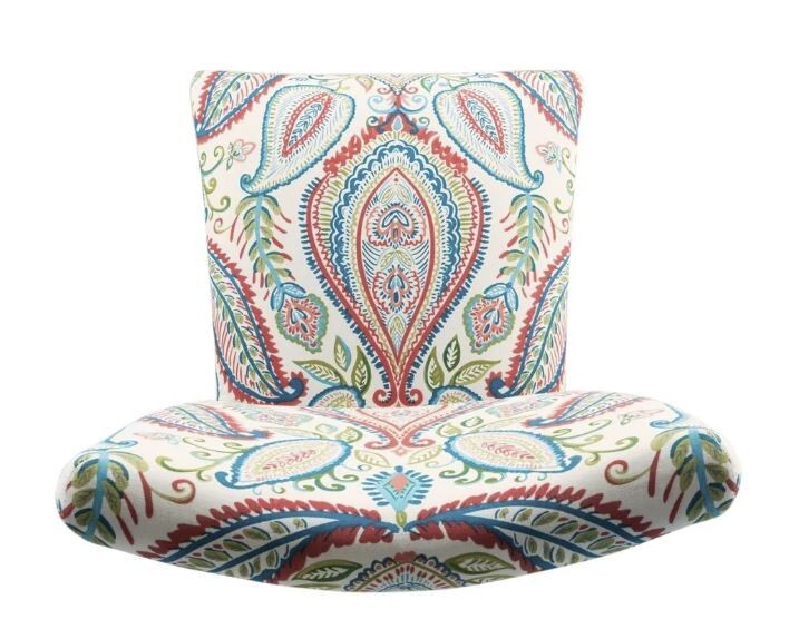 Parson Side Kitchen Dining Chairs Set of 2 Multi Color Comfortable Upholstered