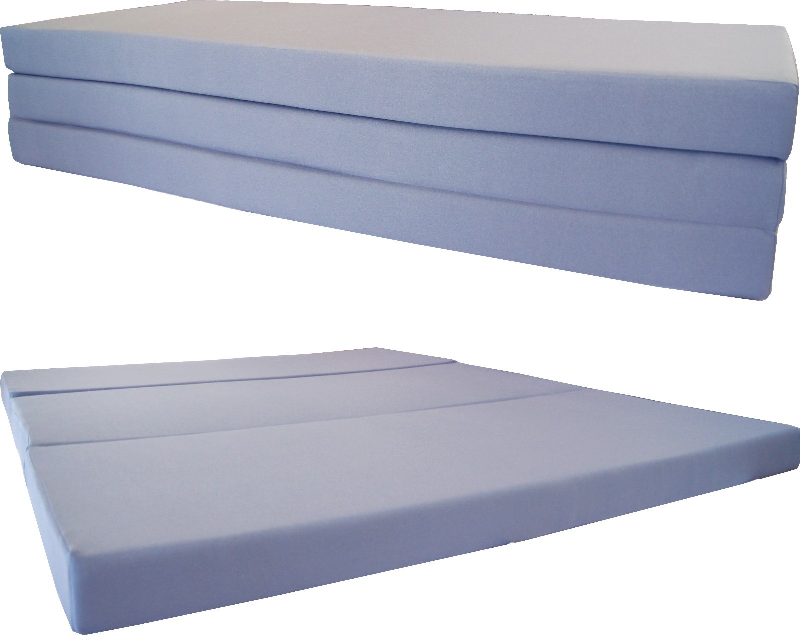 Queen Gray 4 x 60 x 80 Shikibuton Trifold Foam Bed, High Foam Density 1.8 lb