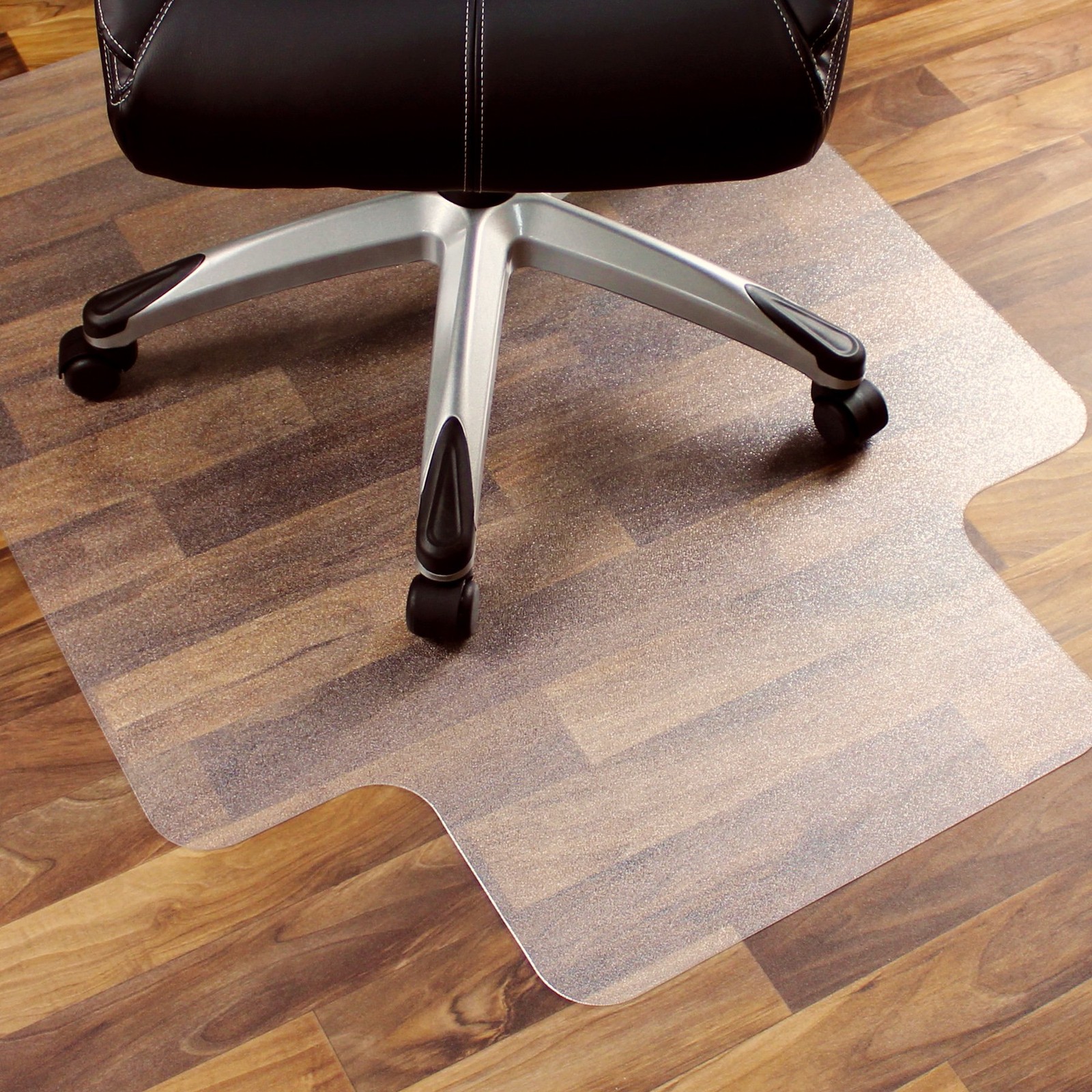 Marvelux Heavy Duty Polycarbonate Office Chair Mat For Hardwood Floors 47 X 53