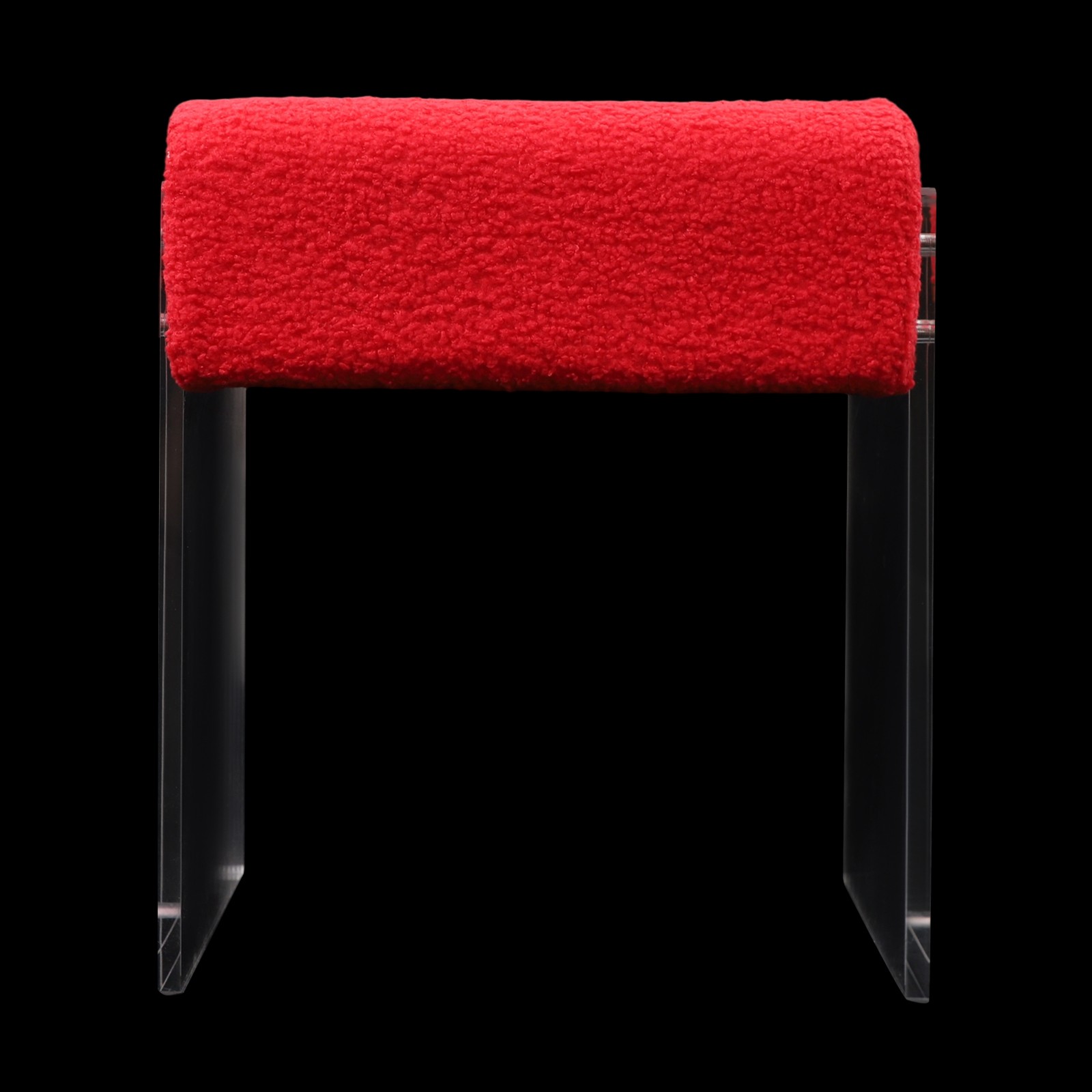 Makeup Stool Modern Minimalist Multi-functional Vanity Acrylic Chair w/ Cushion