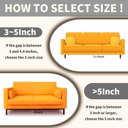 Firevigo Under Couch Blocker 3 ×132 Adjustable Elastic Couch blockers for Pets