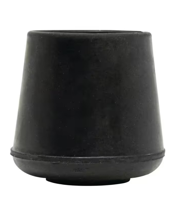 4PK EVERBILT Anti-Skid 1 in. Rubber Leg Tips Caps Table Chair Floor Protection