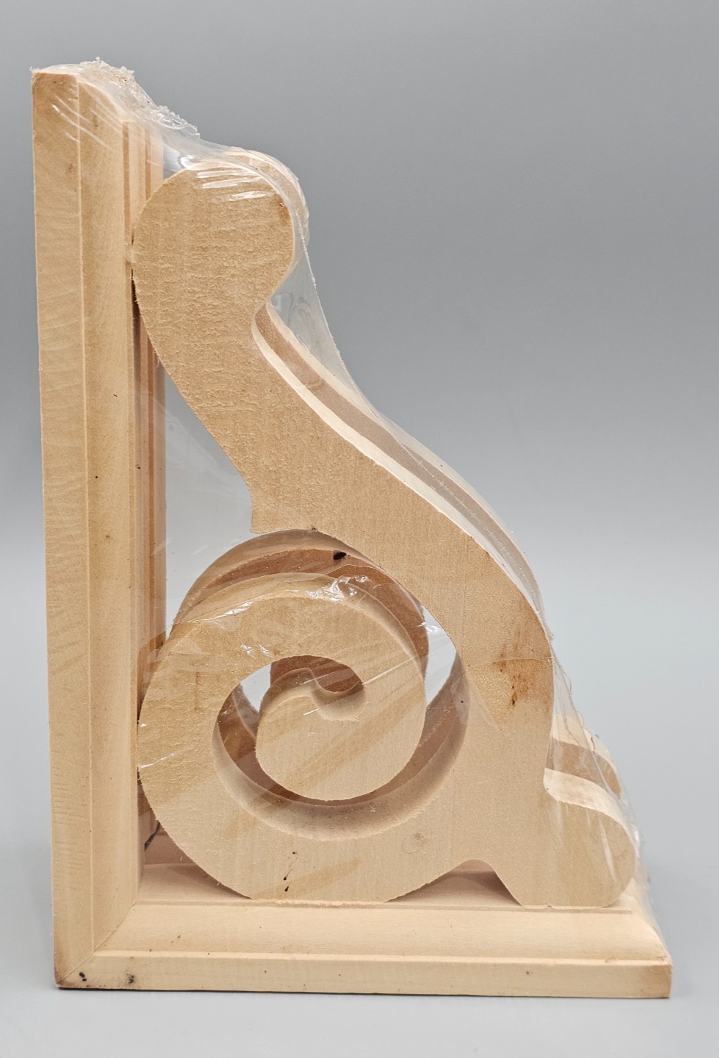 Smart Wood Scroll Bracket Unfinished 6″ x 8.5″ – CB 618