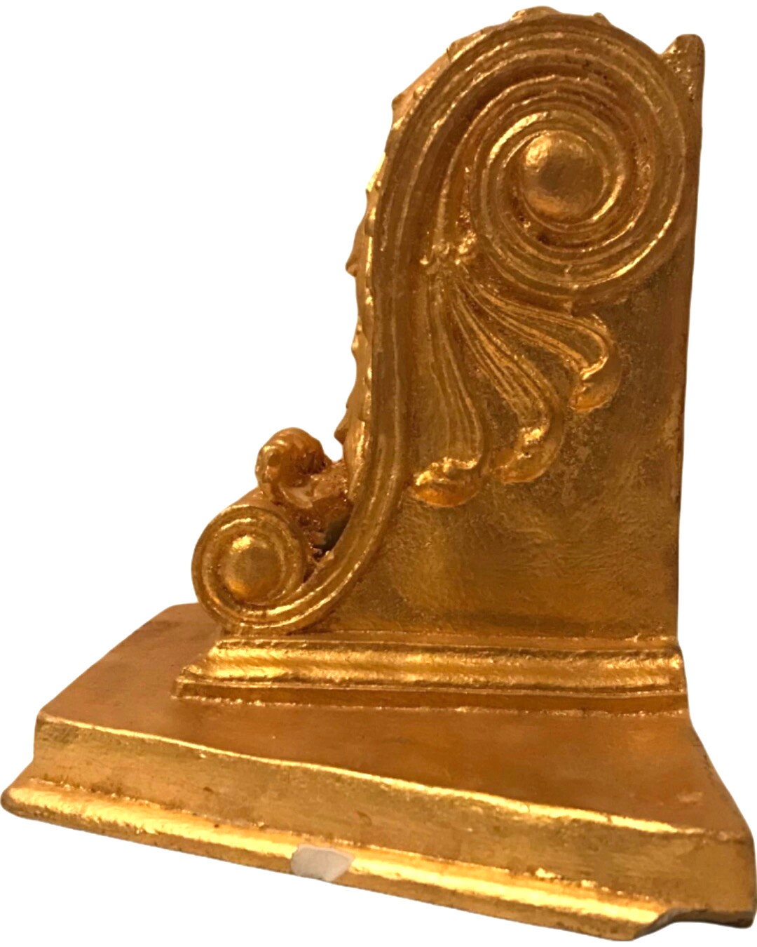 Antique Wall Bracket Gold Gilt Plaster Ancanthus Leaf Shelf Home Decor Luxury