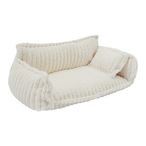 Pet Couch with Removable Washable Cover, Pet Couch Bed for Dog and Cat, Calming