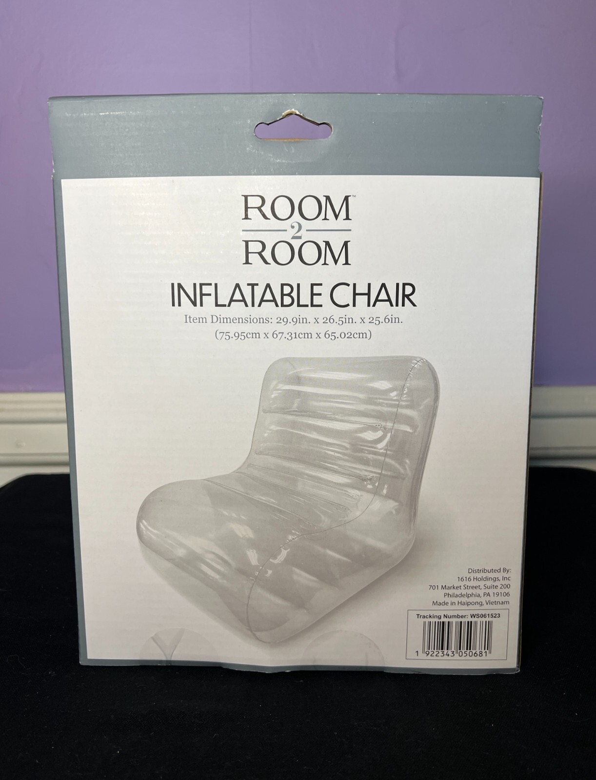 Inflatable Blow Up Chair Lounger Indoor Comfy Bubble Chair ~PINK, BLUE, CLEAR