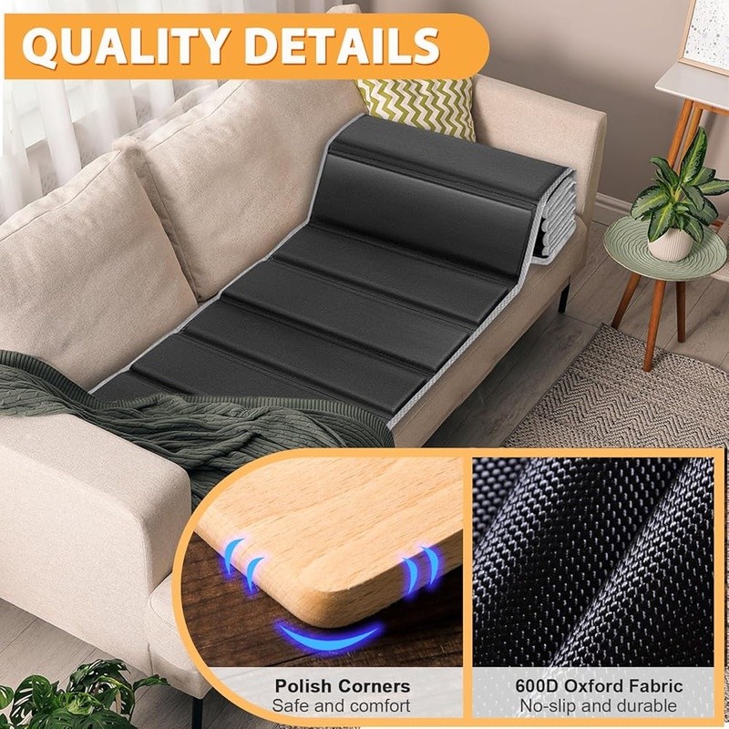 Couch Support Adjustable Firm Cushion Widened Anti-Slip Durable Wood Board New