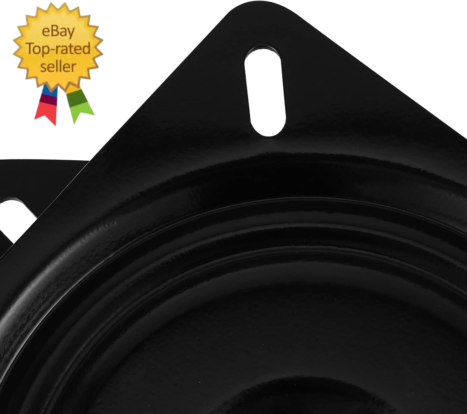 4 PCS 7 Inch Bar Stool Swivel Plate, Heavy Duty Swivel Base Mount Plate for Home