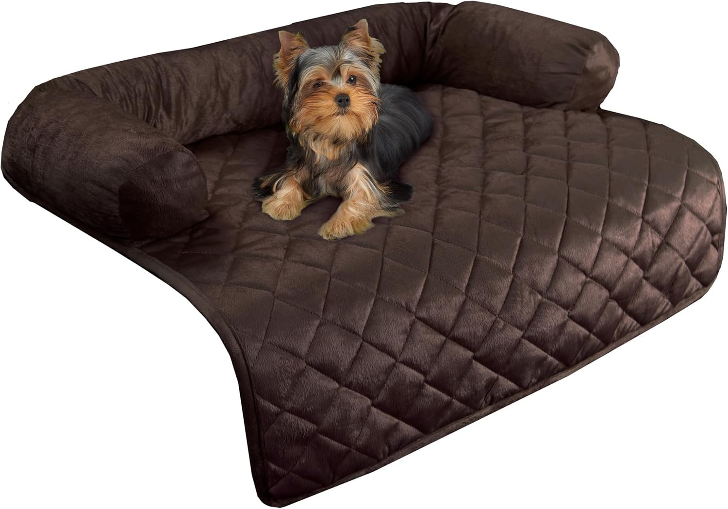 Couch Cover for Dogs – 30X30.5 Pet Furniture Protector with Memory Foam Bolster,