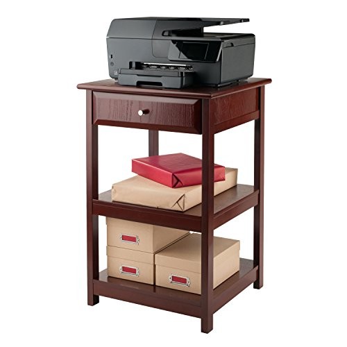 Winsome Wood Delta Printer Table, Walnut