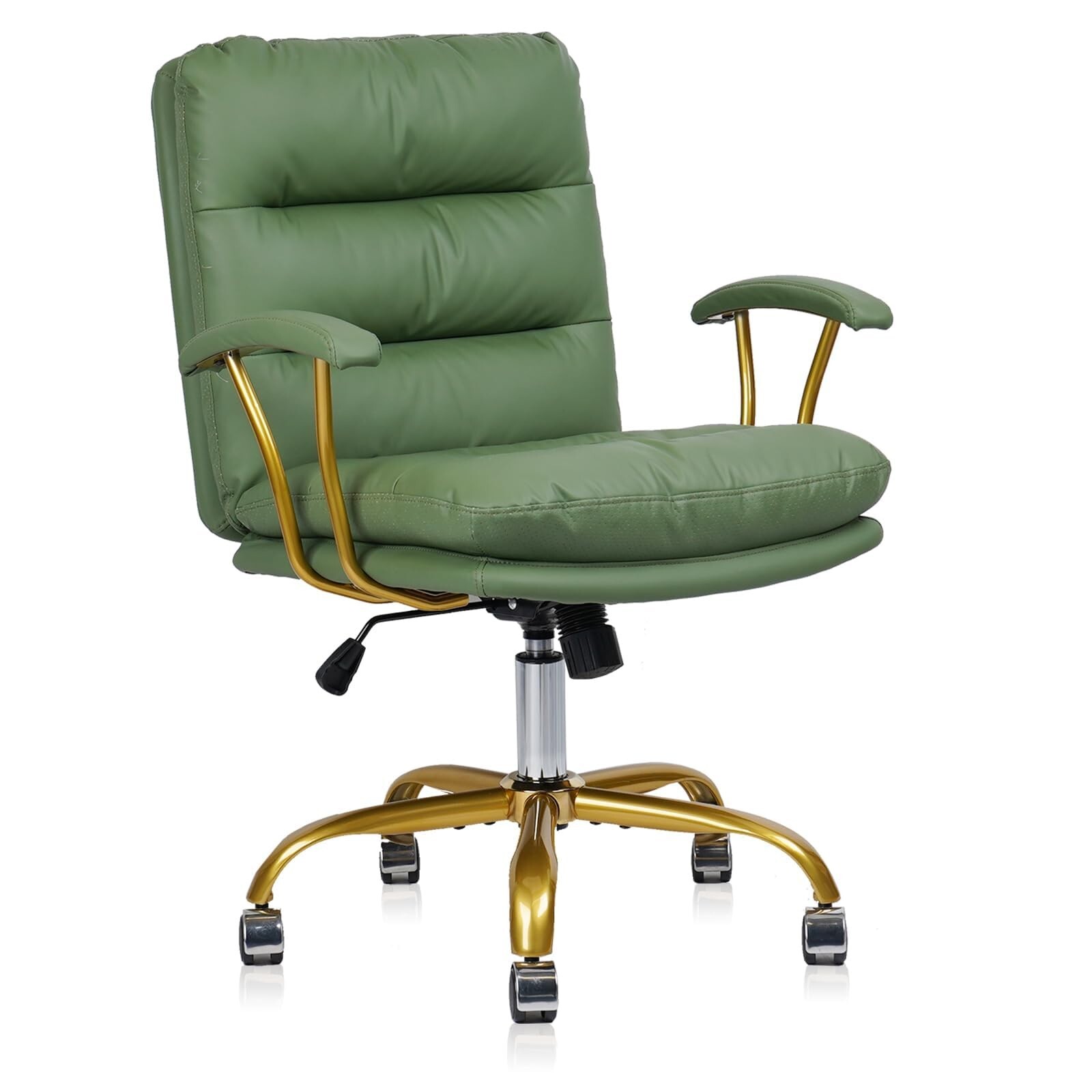 Ergonomic Home Office Desk Chair Comfortable Leather Computer Chairs for Bedroom