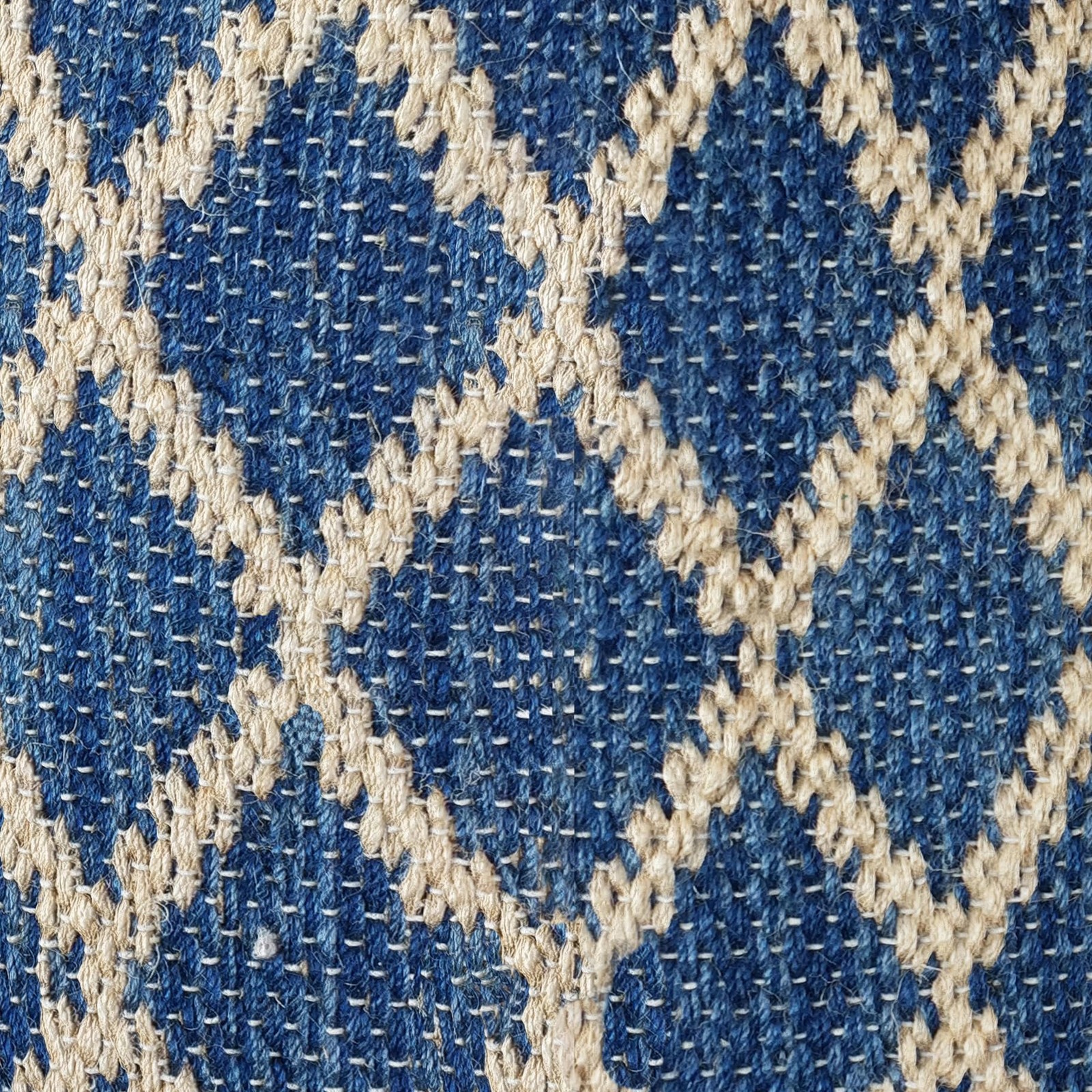 Simplihome Edgeley – 18 Inch Wide Handwoven Jute And Cotton Ottoman In