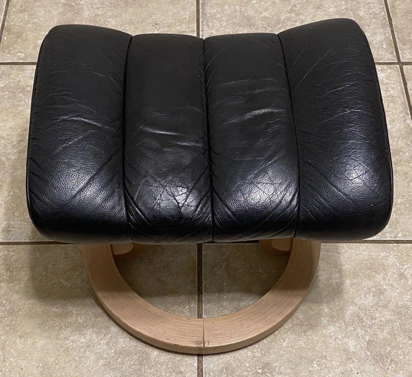 Ekornes Stressless King Plus Leather Recliner Chair & Ottoman Norway Furniture