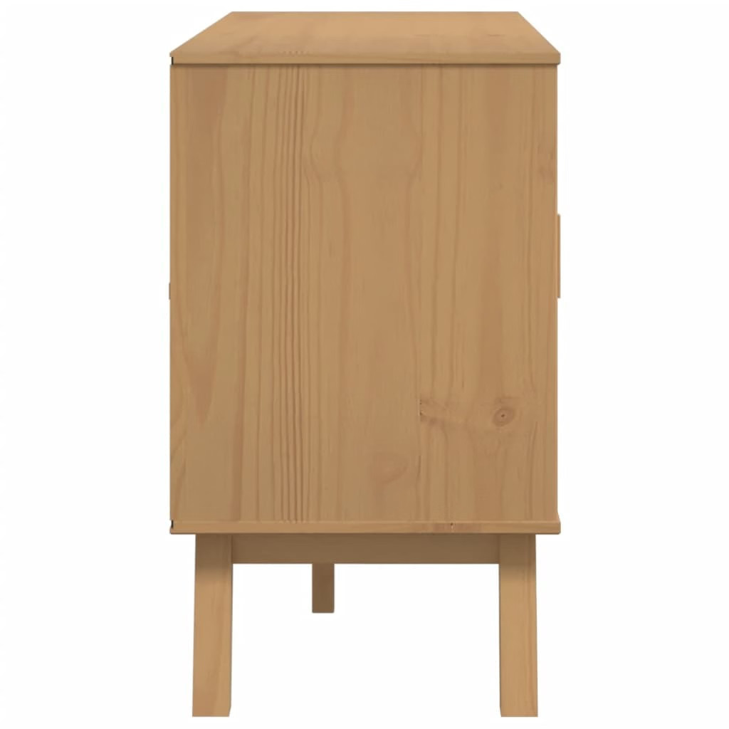 Sideboard OLDEN Brown 44.9″x16.9″x28.9″ Solid Wood Pine