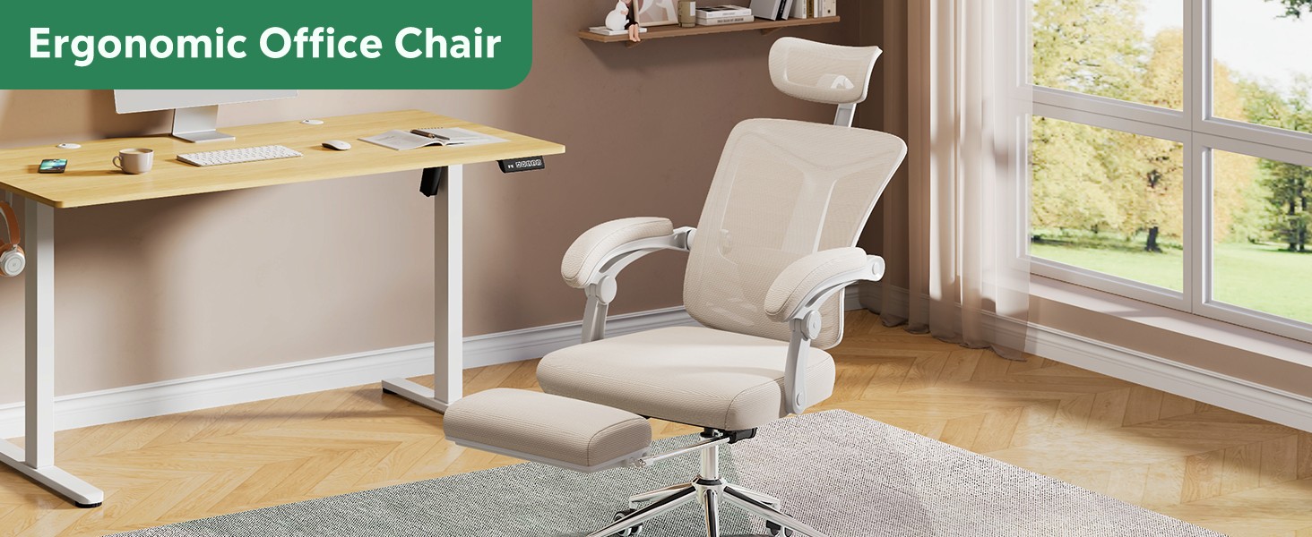 Office Chair Big and Tall Reclining Ergonomic Desk Chair for Long