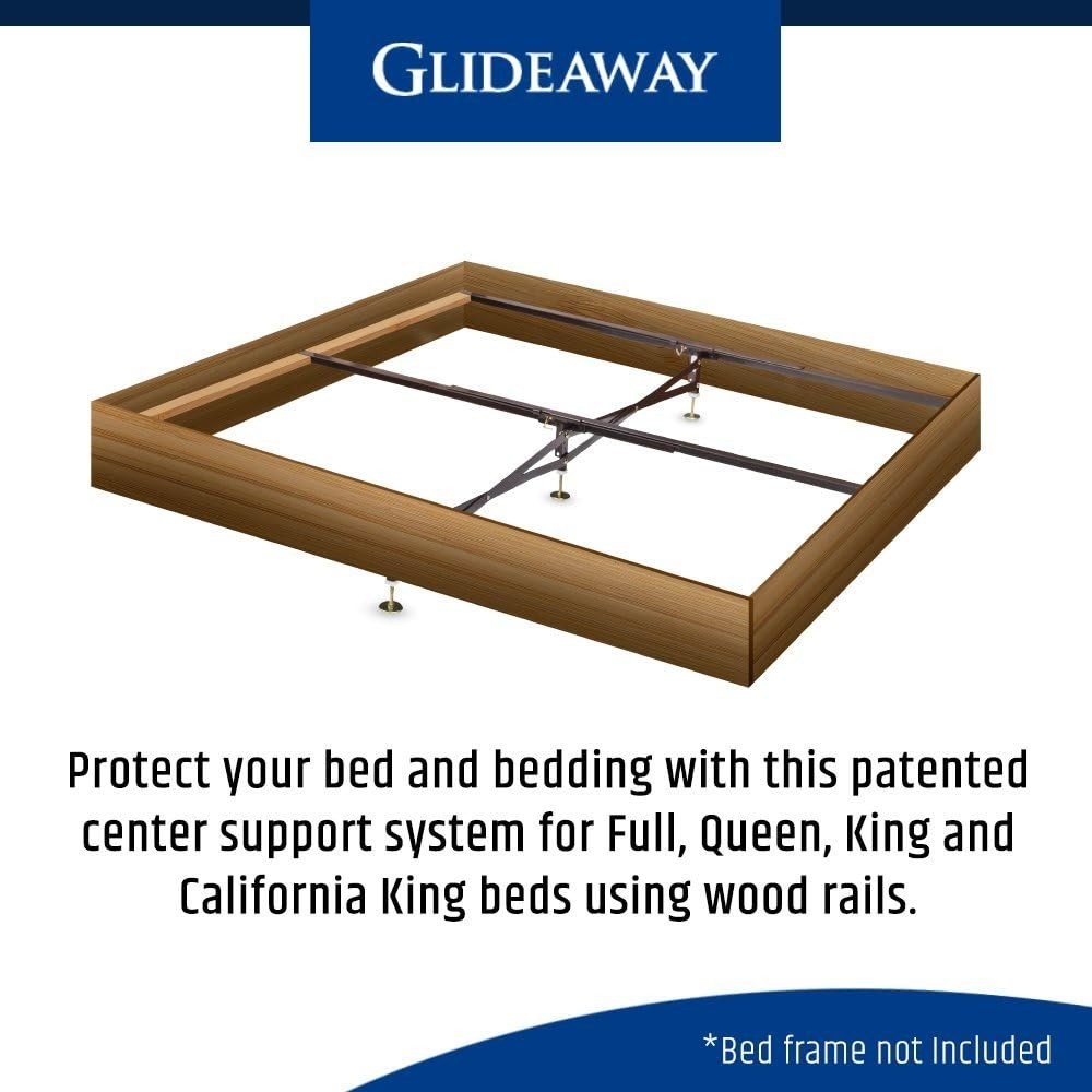 Heavy-Duty Adjustable Bed Support – X-Brace System for Full, Queen, King Sizes