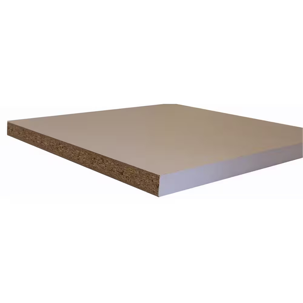 White Melamine Wood Shelf 11.75 In. D X 48 In. L