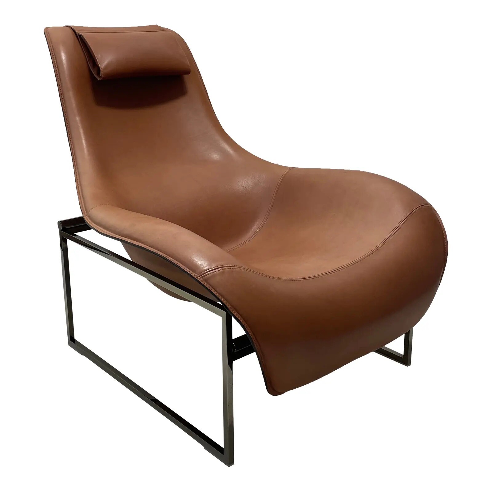 Leather Mart Arm Chair From B&b Italia
