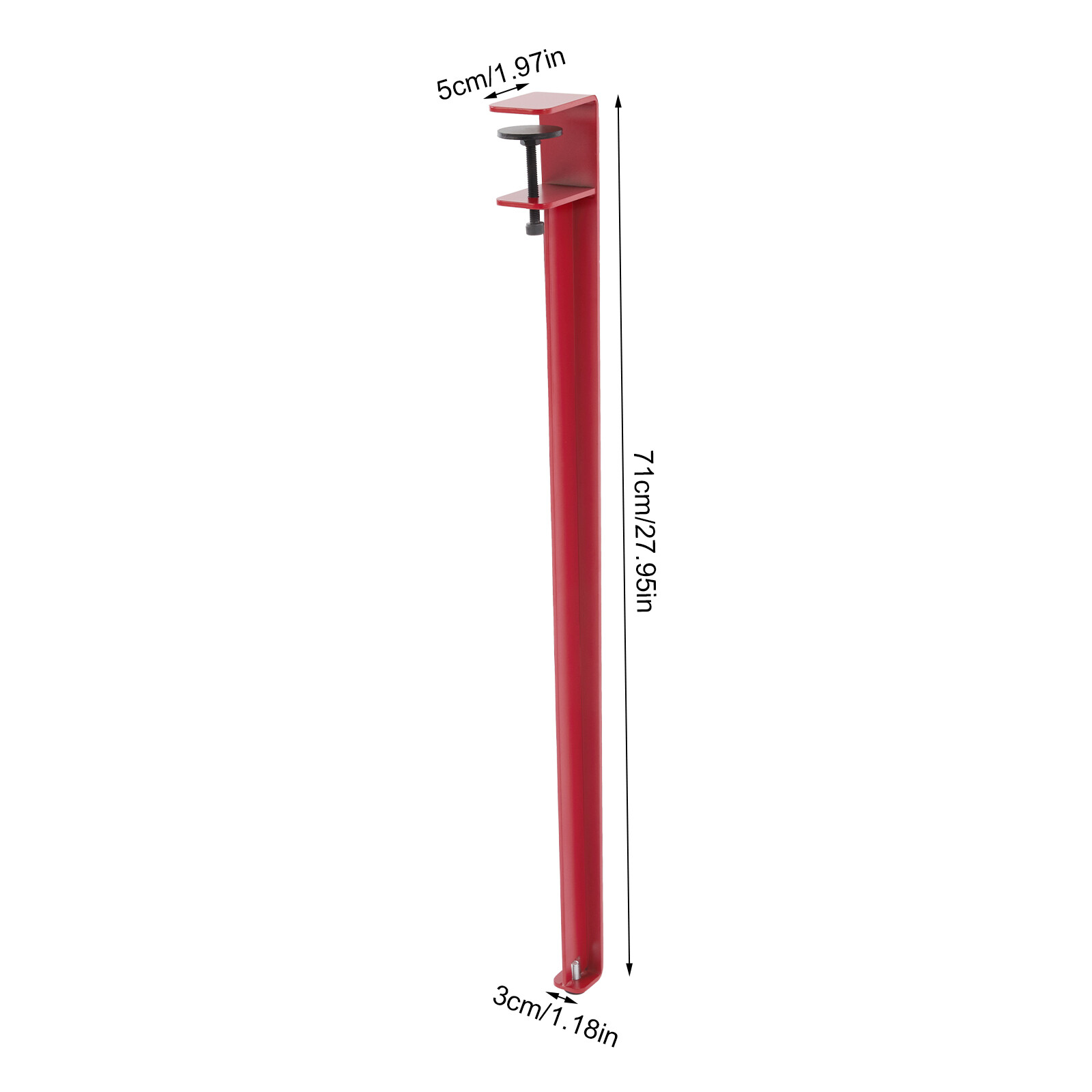 4pcs Adjustable Table Legs, Table Clamp Legs, F-shaped Table Legs Red