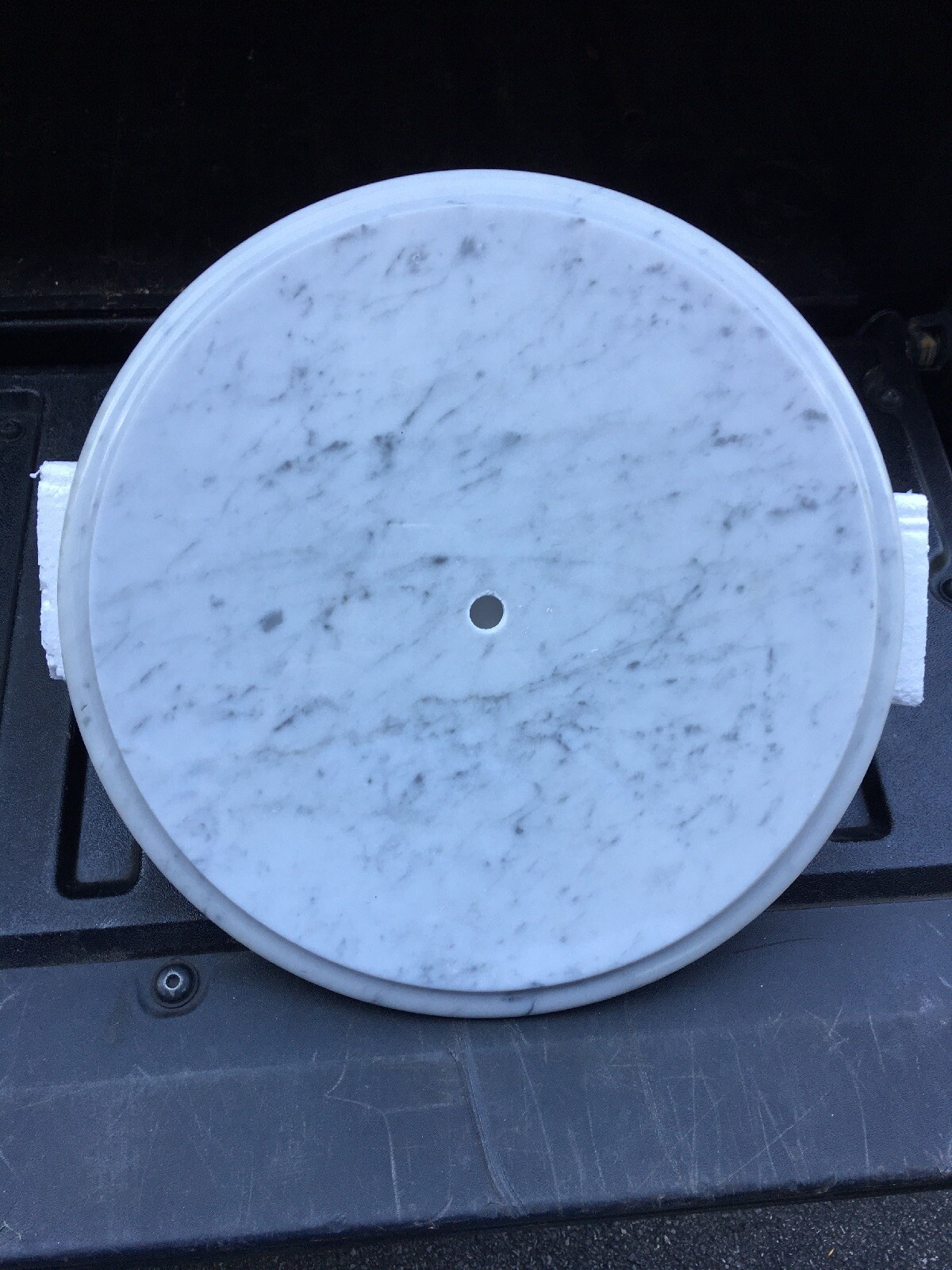15 “WHITE Venatino MARBLE TABLE TOP REPLACEMENT (3/4 Thick ) MADE iN ITALY 🇮🇹