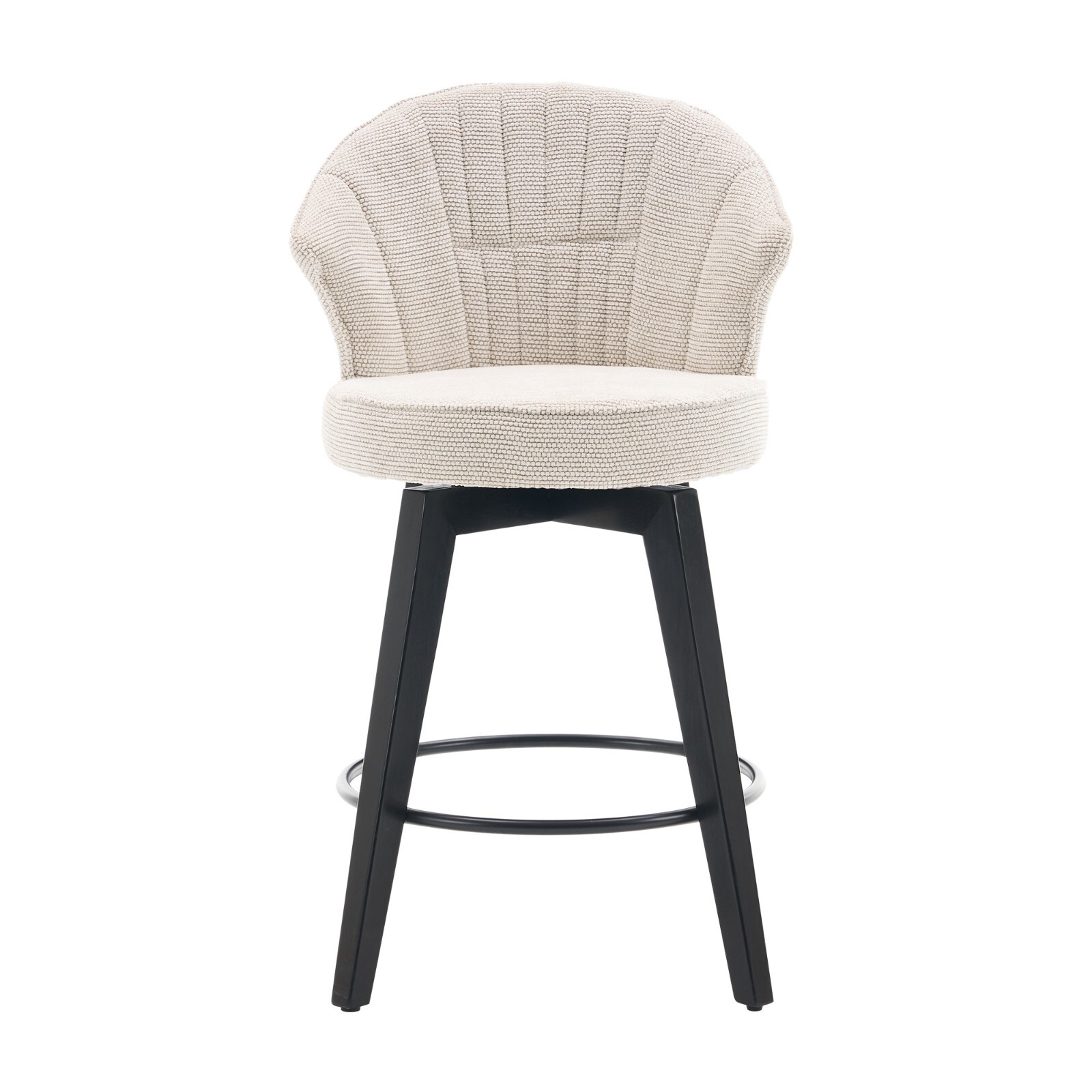 Swivel Barstool Counter Height Kitchen Dining Bar Stool Tufted Kitchen Island