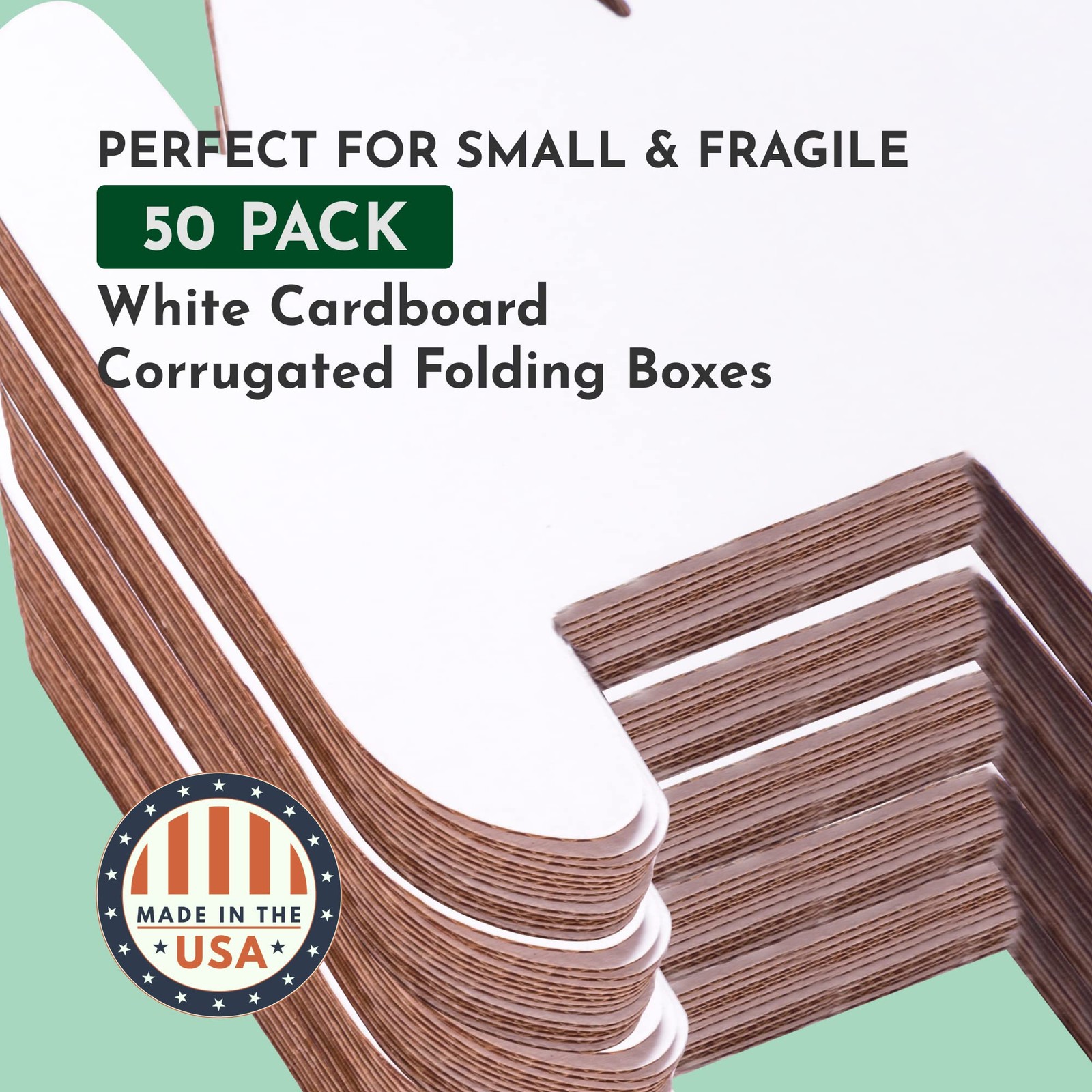 Boxes Fast Boxes Bfm553 Corrugated Cardboard Mailers 5 X 5 X 3 Inches Tuck Top