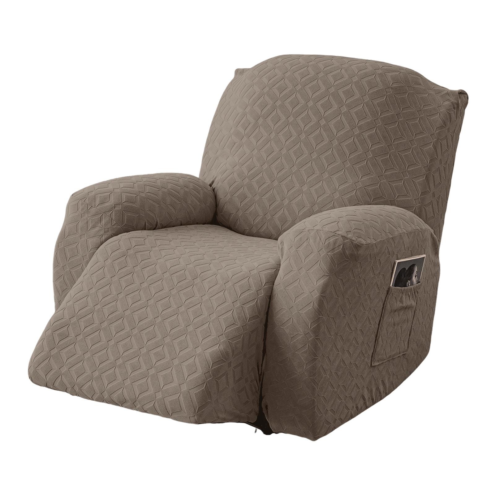 Waterproof Recliner Sofa Cover, 1/2/3-Seater Stretch Jacquard Couch Covers