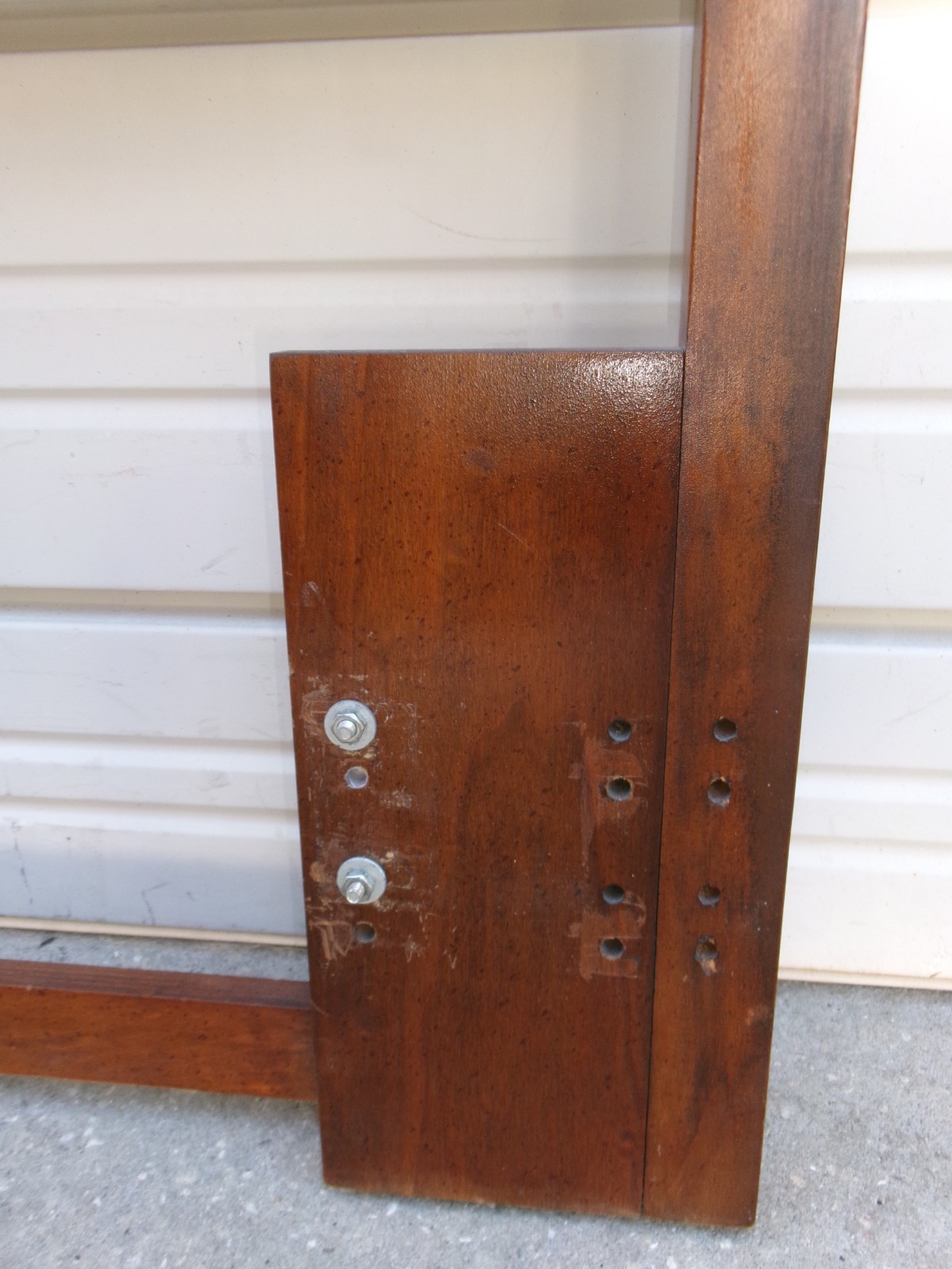 Asian Queen size Headboard Bassett Pagoda Chinoiserie Mandarin Emperor Japanese