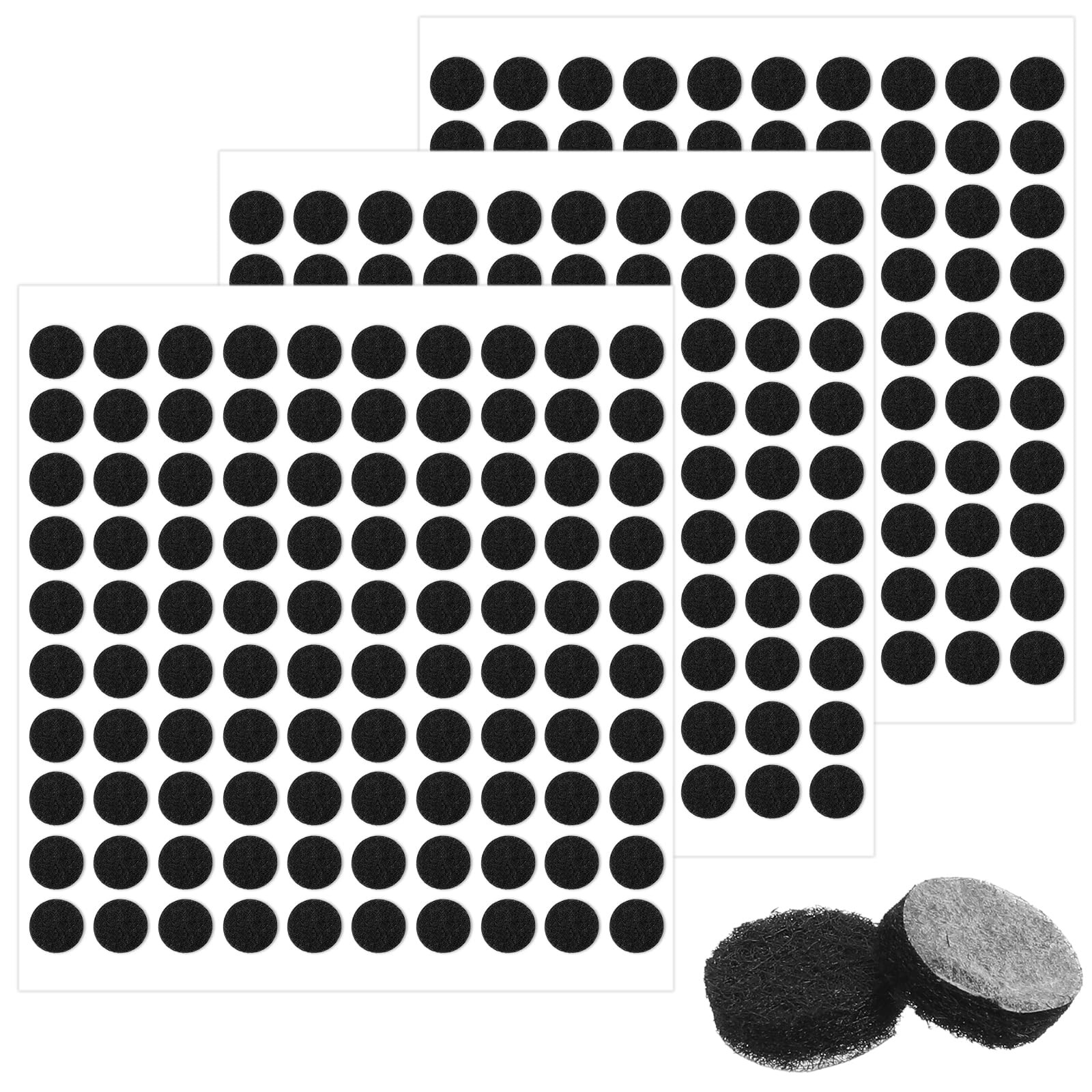 300Pcs Small Felt Pad for Coasters Bottom Dots Elt Furniture Feet Pad Self Adhes
