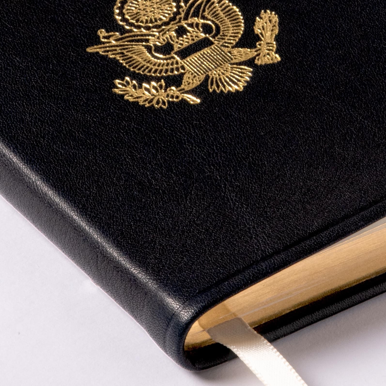 US Constitution Pocket Size Leather Soft Cover Black – Gift Box Included