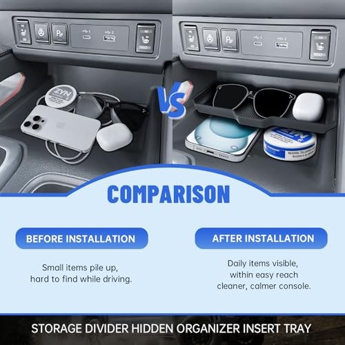 Center Console Organizer Tray for 2022-2025 2026 Nissan Frontier Under