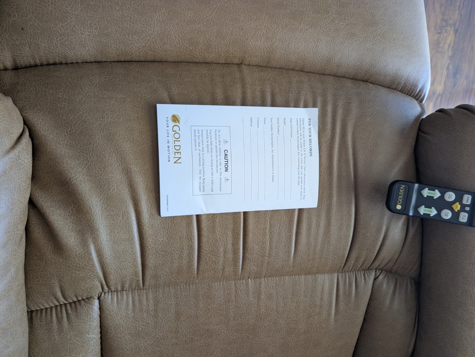 Golden Technologies Lift Chair Remote. ZK1200-HC Hand Control Free Shipping