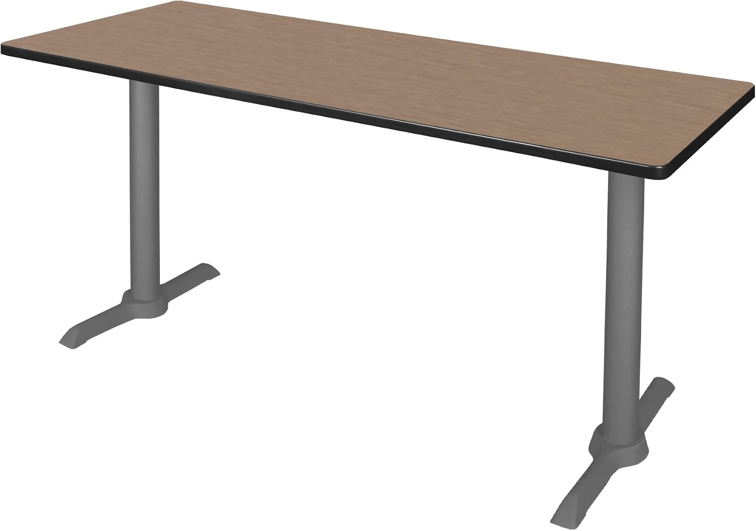 Cain 60 X 24 In. Training Seminar Table – Durable T-Base Training Desk with Lami