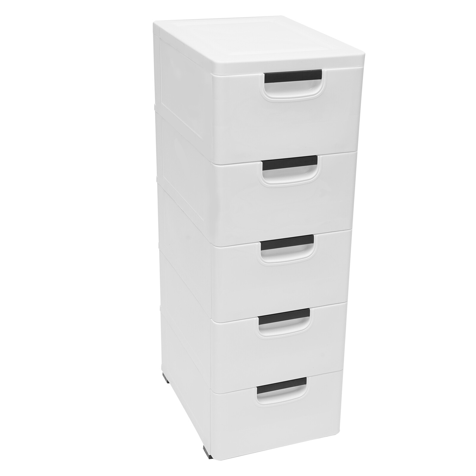 Plastic Drawers Dresser with 5 Drawers 15.75 x 11.81 x 33.07inches Cabinet