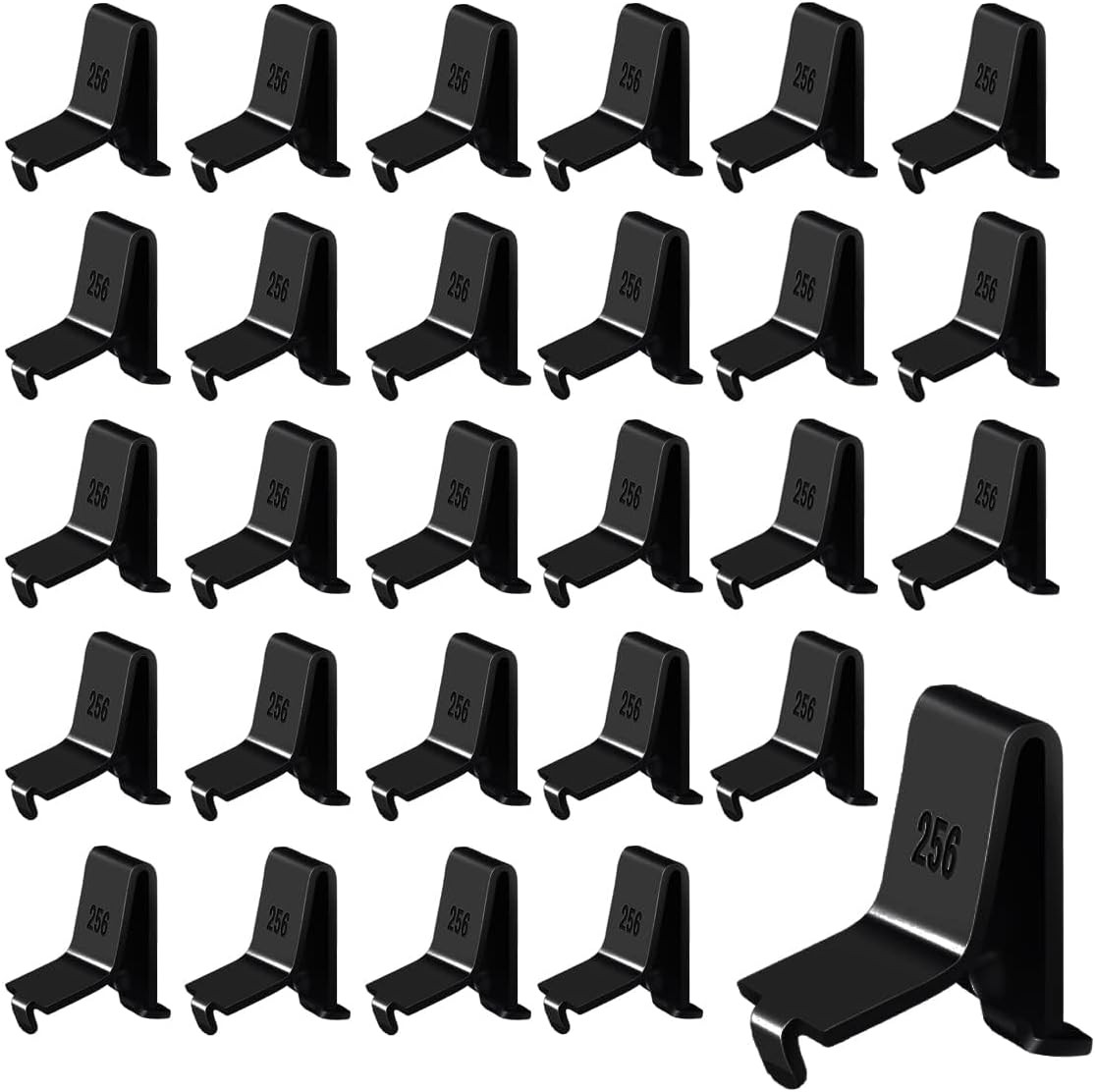 28PCS Adjustable Shelf Clips Brackets Heavy Duty Metal for Cabinets Bookcases