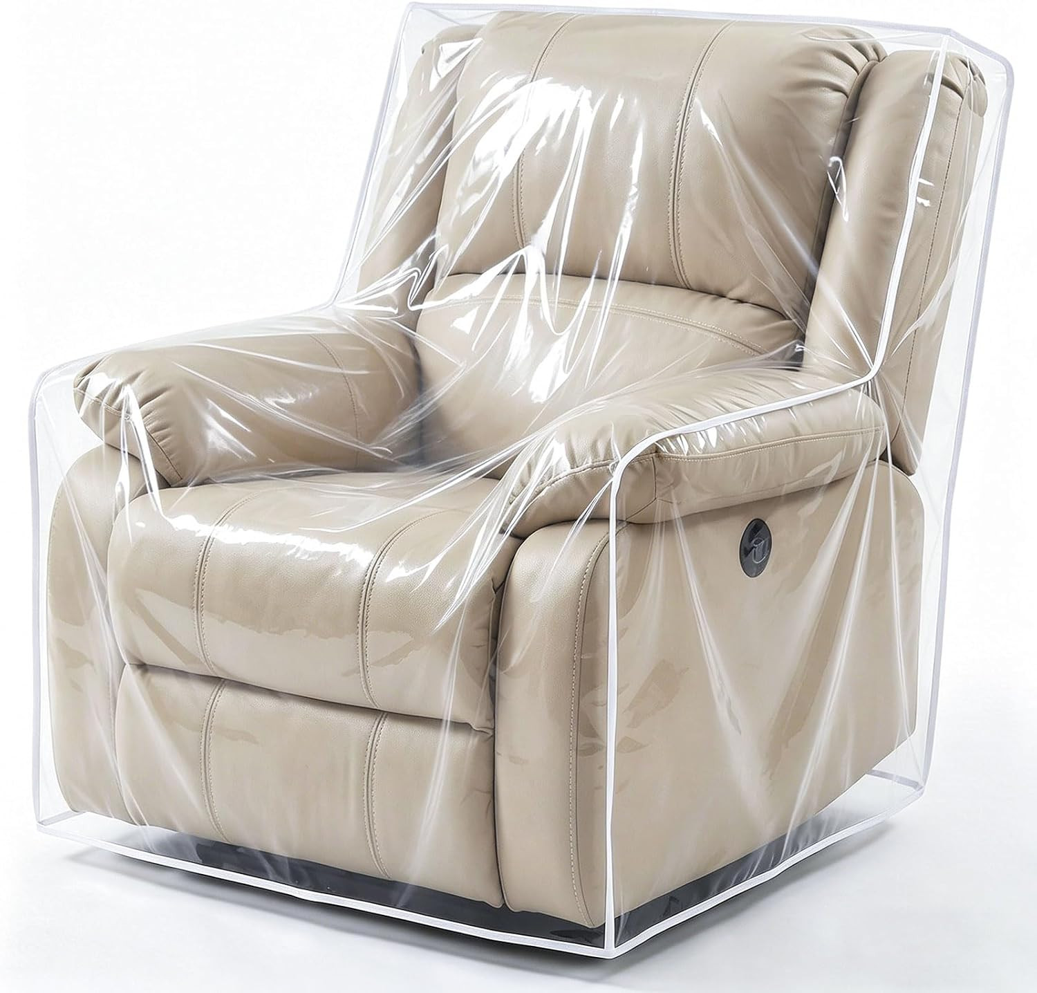 Plastic Recliner Covers 36″ W Heavy Duty Clear Chair Covers