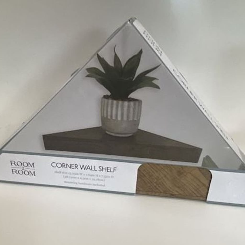Room 2 Room Corner Wall Shelf 15.25 inch