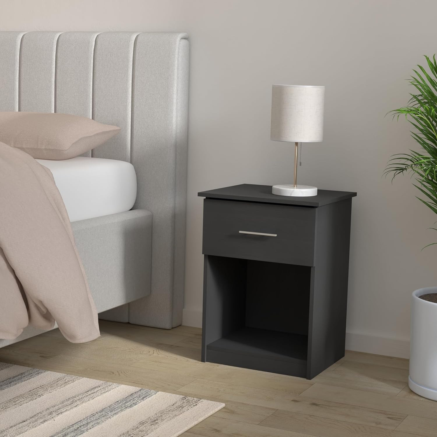 Americano Tidur Nightstand with Handle – Chic 1-Pack Design for Your Space