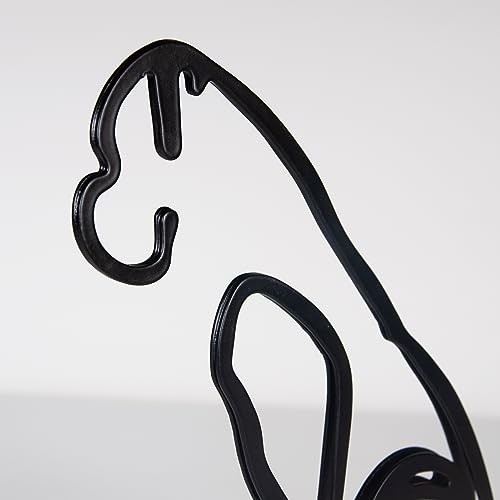 Minimalist Metal Abstract Line Art Sculpture, Boxer | Personalized, Creative