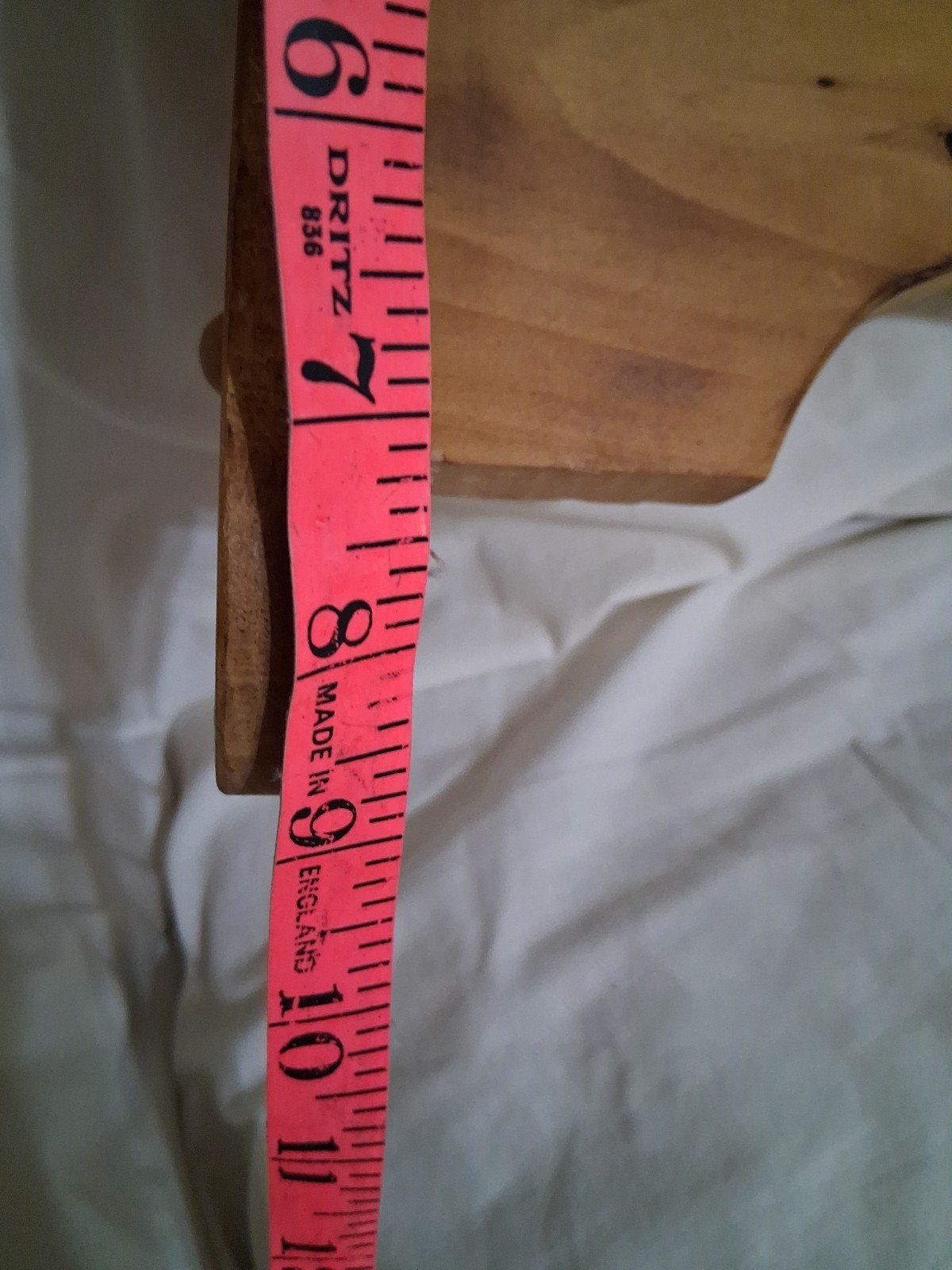 Cottage Core Wooden Wall Shelf Brown Rectangle Heart Cutout Wall Mount 23”x8 1/2