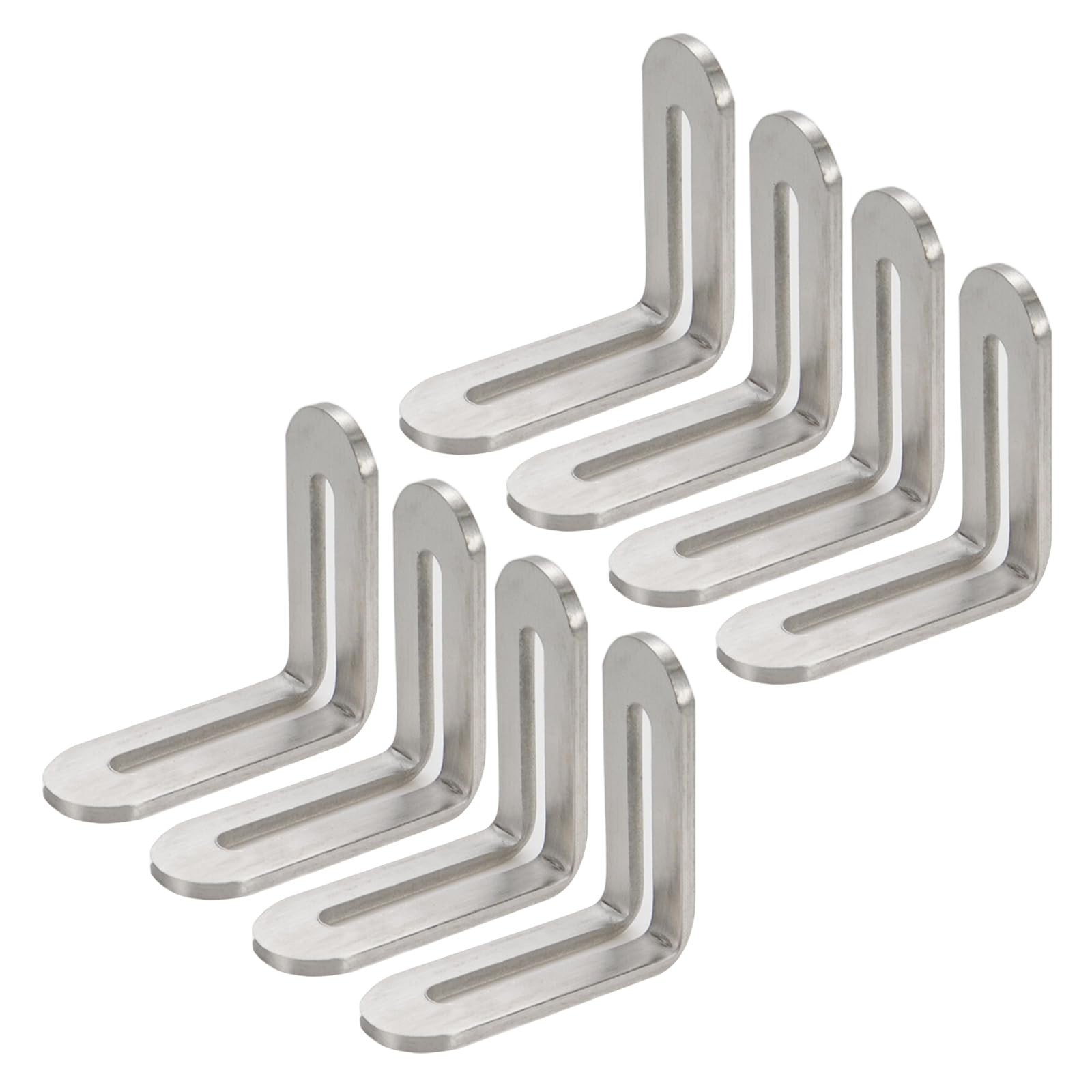 Slotted L Brackets,1.9 x 0.75 x 1.9 Inches Stainless Steel Single Slotted 90 …