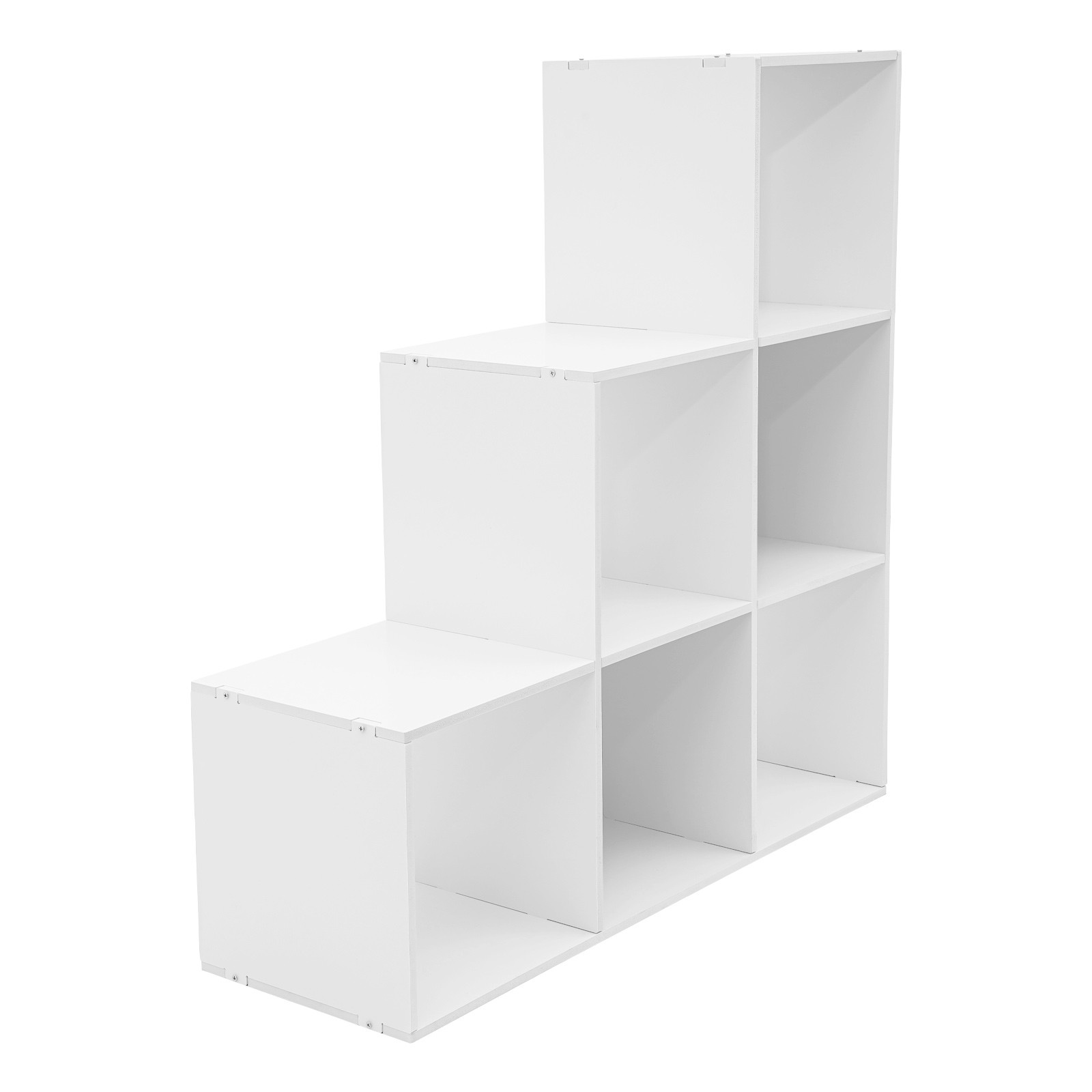 Freestanding 6-cube L-Shaped Corner Shelf for Home/Office 35.43*11*35.43 in 7kg