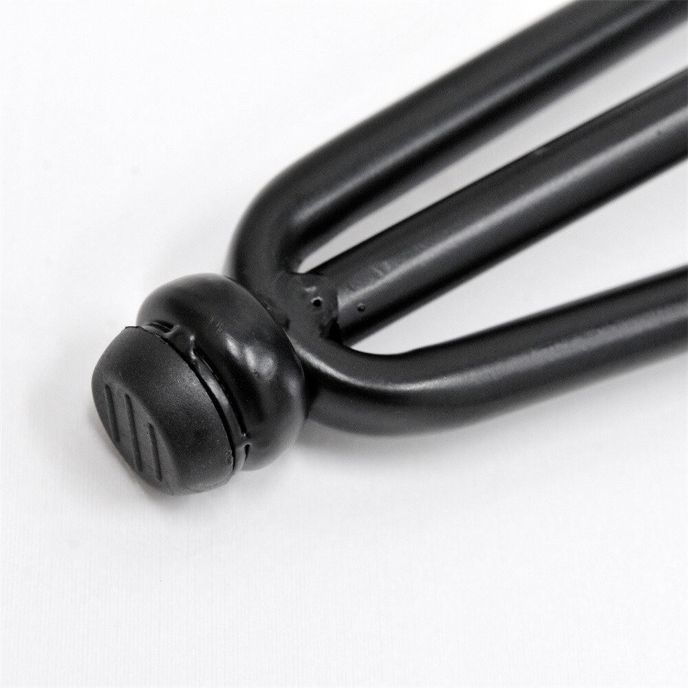 HST 6″ – 30″ Coffee Table Metal Hairpin Legs Iron Bar Black Set of 4