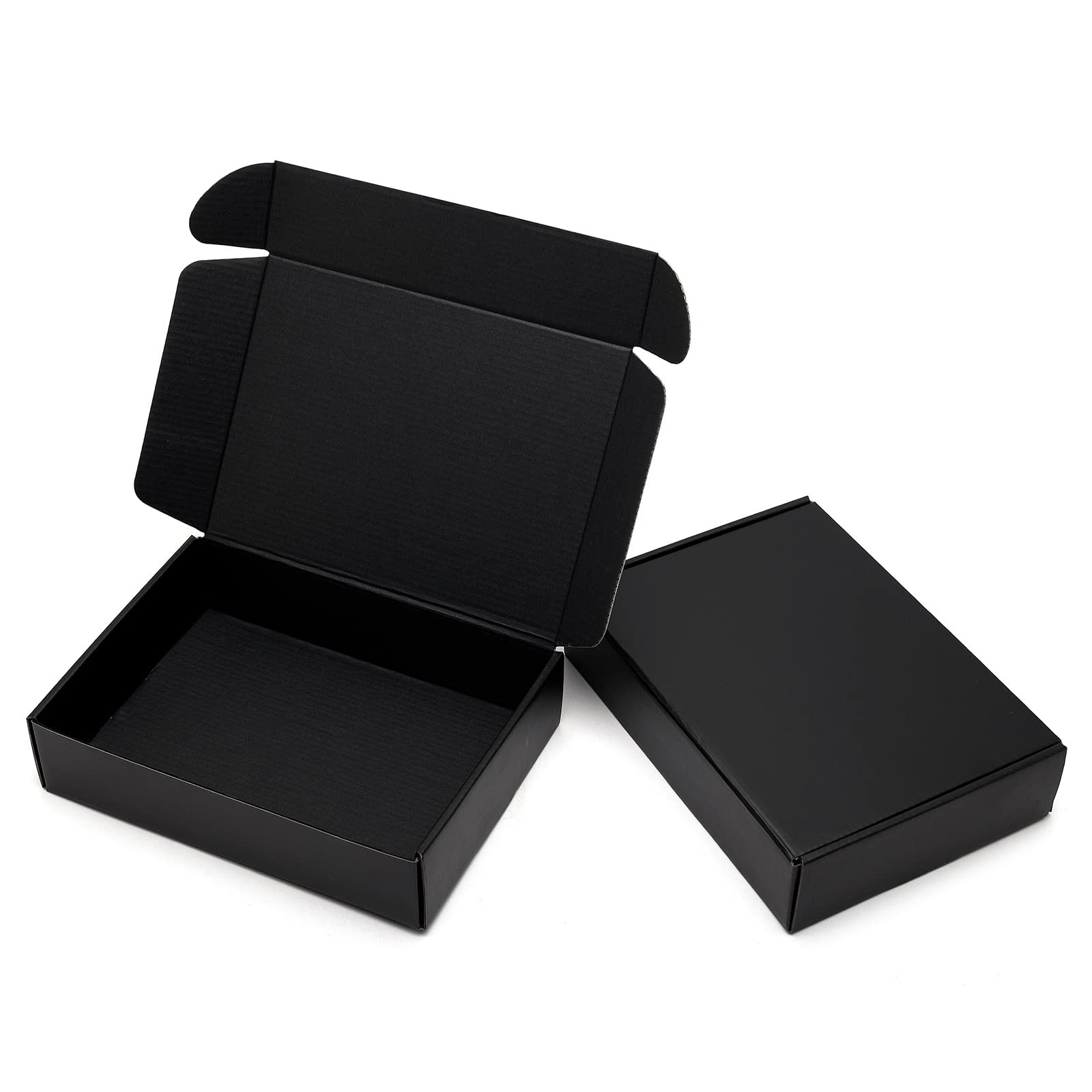 Timirog 9X6.5X2 Inches Black Boxes 25 – Mailing For Small Business