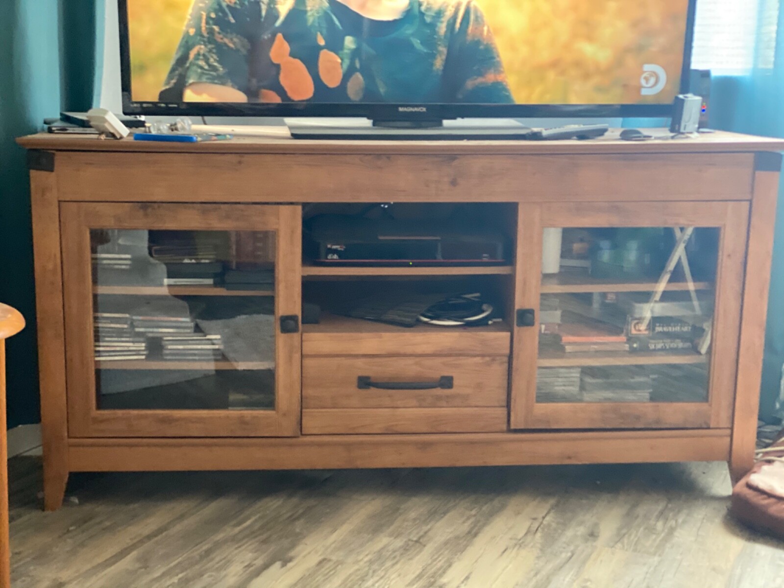 Costway TV Stand Cabinet for Tv’s up to 60″ Entertainment Center W/storage…