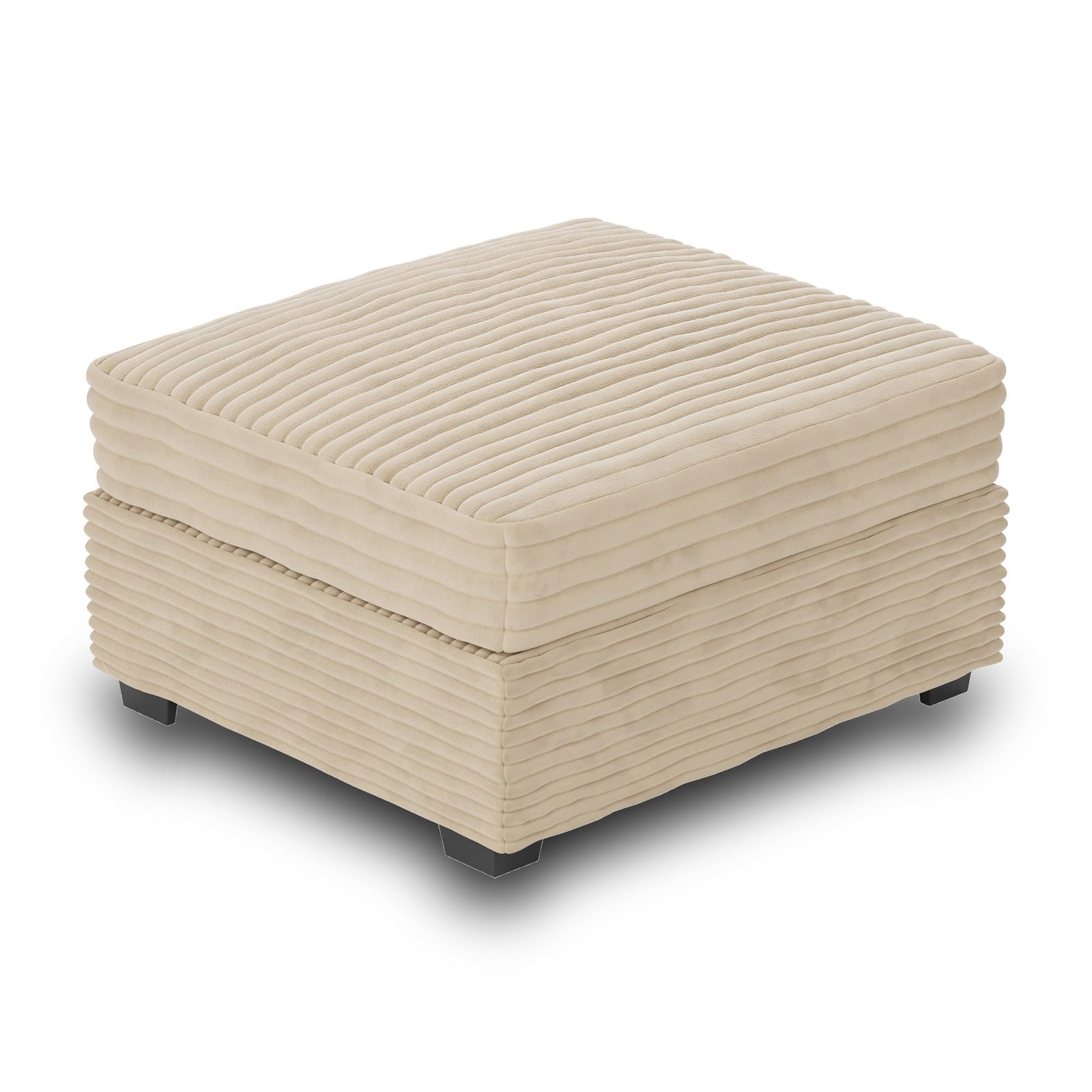 Modular Sectional Sofa Couch Matching Ottoman Seat Table Footrest